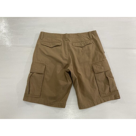 Vintage Eddie Bauer Cargo Shorts Men’s 33 Khaki Tan Bermuda Hiking Outdoor Y2K - Picture 3 of 12